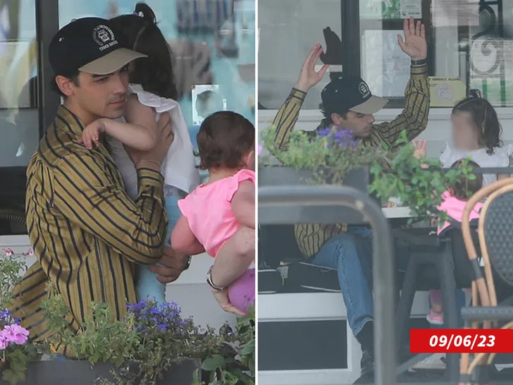 Joe Jonas Out With Daughters After Filing For Divorce From Sophie Turner