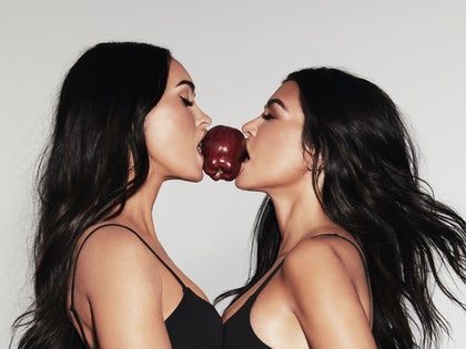 Kourtney Kardashian Megan Fox Skims Shoot Underwear Apple Photos 0