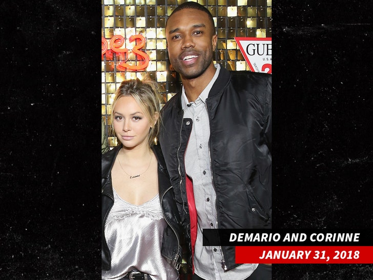 Corinne Olympios and DeMario Jackson getty 2