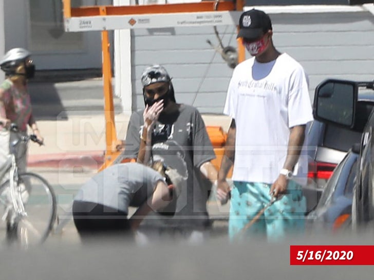 Kyle Kuzma and Winnie Harlow Hanging out and Holding Hands in Hermosa Beach