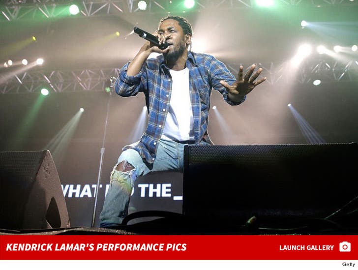 Kendrick Lamar's Performance Pics