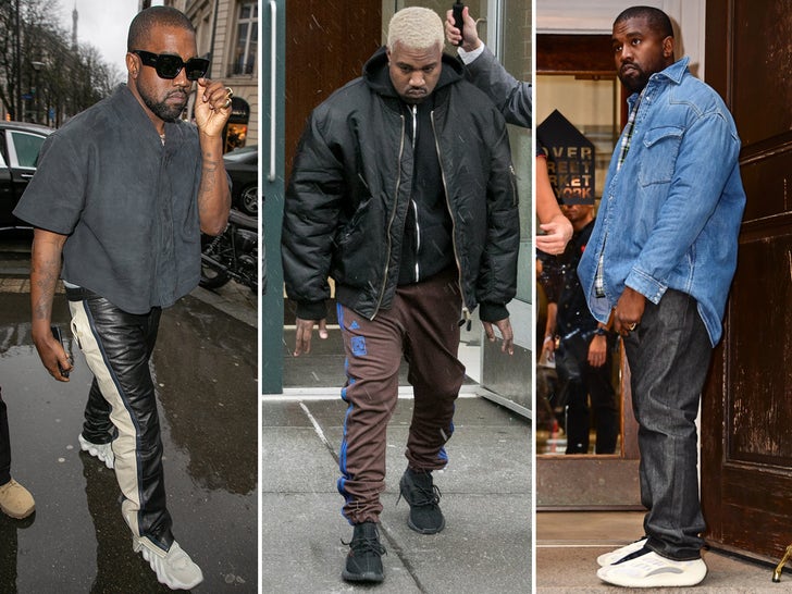 Kanye West Wearing Yeezys