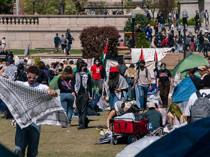 columbia protestors