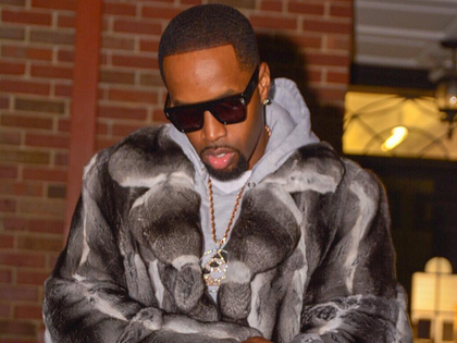 Safaree Fur Coats Photos-02