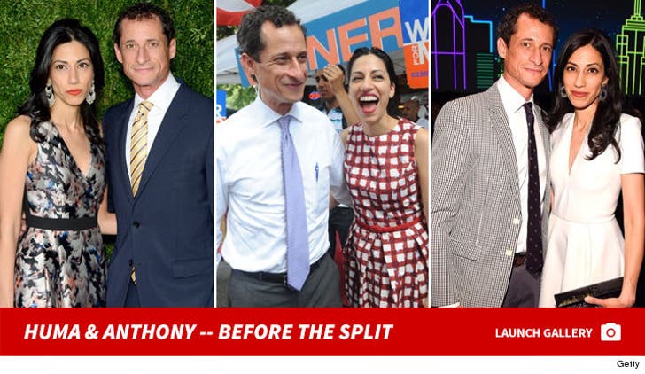 Huma Abedin and Anthony Weiner -- Before the Split