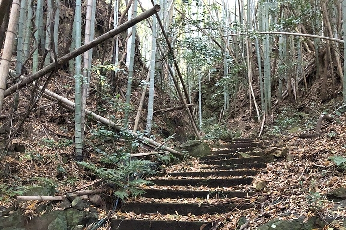 me_young_sitterさんが投稿した「山奥の別宅」の近くに通じる階段