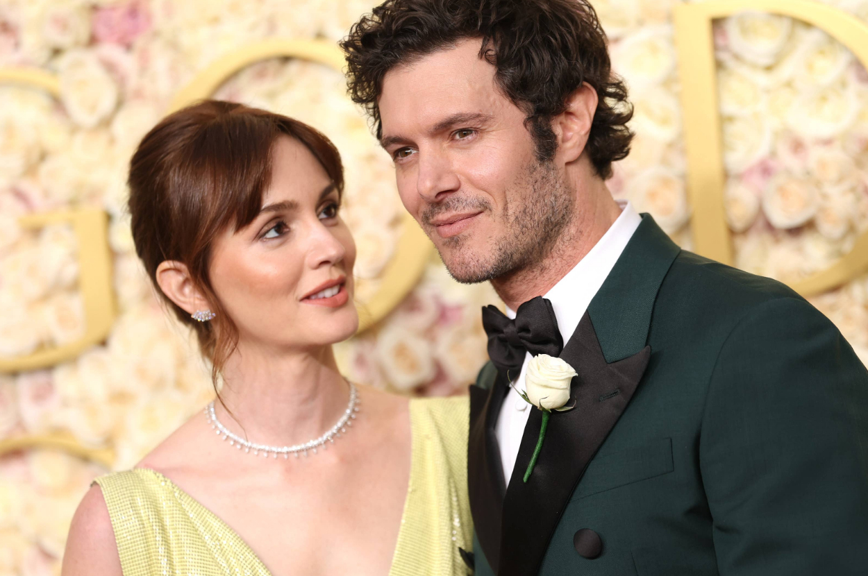 Everyone Is In Agreement That Adam Brody And Leighton Meester Were The Cutest Couple At The Golden Globes