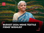 Budget 2024: MSME textile firms want compliance burden reduced, sops for capacity building