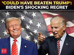 Biden reveals shocking regret: 'Could have beaten Trump...'; Hints at Kamala Harris' 2028 prez run