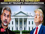 EAM Jaishankar to represent India at US President-elect Trump’s inauguration ceremony on 20 Jan