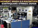 On Cam: Moment when 6.9 magnitude earthquake strikes Japan; tsunami warning issued