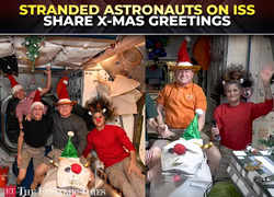 Stranded NASA astronauts Sunita Williams and her crew celebrate Christmas in space, share greetings