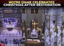 Paris: Notre Dame Cathedral celebrates Christmas for the first time, weeks after re-opening