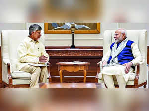 Naidu Discusses Rail, Steel Projects With Union Ministers