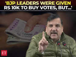 Delhi Elections 2025: BJP distributed Rs 1,100 openly to buy votes, AAP Sanjay Singh alleges