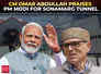 CM Omar Abdullah praises PM Modi for J&K's development, Sonamarg tunnel and peaceful election