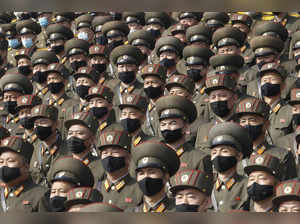 North Korean troops