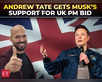 Musk 'endorses' Andrew Tate for UK PM:Image