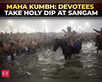 Maha Kumbh Day 3: Devotees take holy dip at Sangam:Image