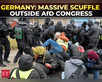 Clashes break out near German far-right conference:Image