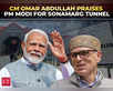 Omar Abdullah lauds PM Modi over J&K progress:Image