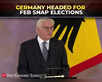 Germany headed for Feb elections as Prez dissolves parliament:Image