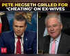 Sen. Kaine clashes with Pete Hegseth over infidelity:Image