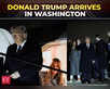 Trump arrives in Washington for inaugural celebrations:Image