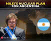 Argentina's President Milei unveils AI-powered nuclear strategy:Image