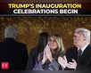 Trump, Melania watch stunning fireworks to kickoff inauguration:Image