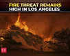 Fire threat remains high in LA as winds pick up speed:Image