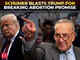 Schumer slams Trump for breaking abortion promise