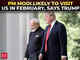 PM Modi likely to visit US in February, says Trump