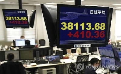 日닛케이지수 장중 38,100 돌파…'버블 경제' 후 34년만에 최고