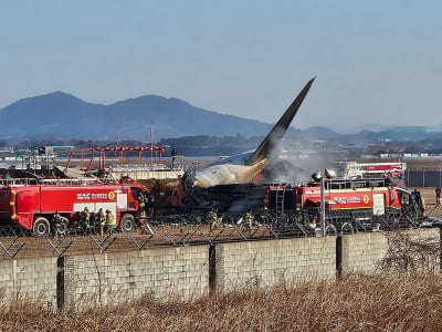 전남소방 "여객기 탑승자 생존 가능성 없다…대부분 사망"