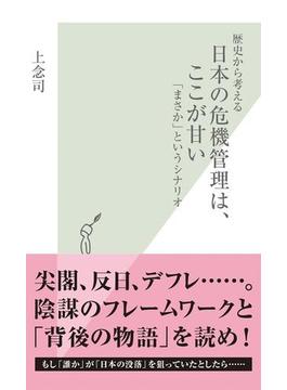 歴史から考える　日本の危機管理は、ここが甘い～「まさか」というシナリオ～(光文社新書)