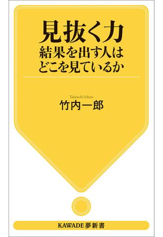 見抜く力　結果を出す人はどこを見ているか(KAWADE夢新書)