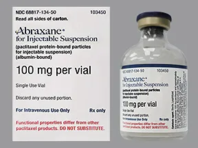 Abraxane 100 mg intravenous suspension