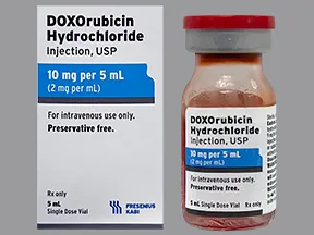 doxorubicin 10 mg/5 mL intravenous solution