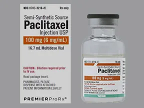 paclitaxel 6 mg/mL concentrate,intravenous