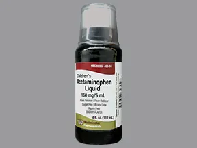 acetaminophen 160 mg/5 mL oral liquid