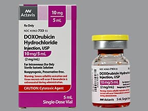 doxorubicin 10 mg/5 mL intravenous solution