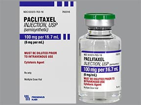 paclitaxel 6 mg/mL concentrate,intravenous