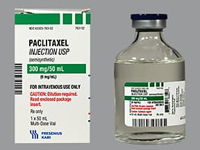 paclitaxel 6 mg/mL concentrate,intravenous