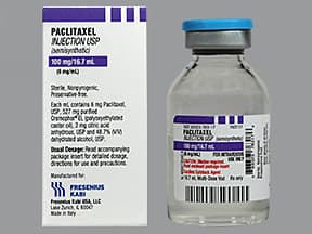 paclitaxel 6 mg/mL concentrate,intravenous