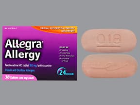 Allegra Allergy 180 mg tablet