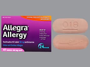 Allegra Allergy 180 mg tablet