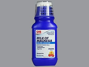 Milk of Magnesia 400 mg/5 mL oral suspension