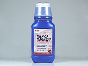 Milk of Magnesia 400 mg/5 mL oral suspension