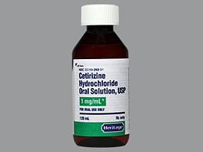 cetirizine 1 mg/mL oral solution